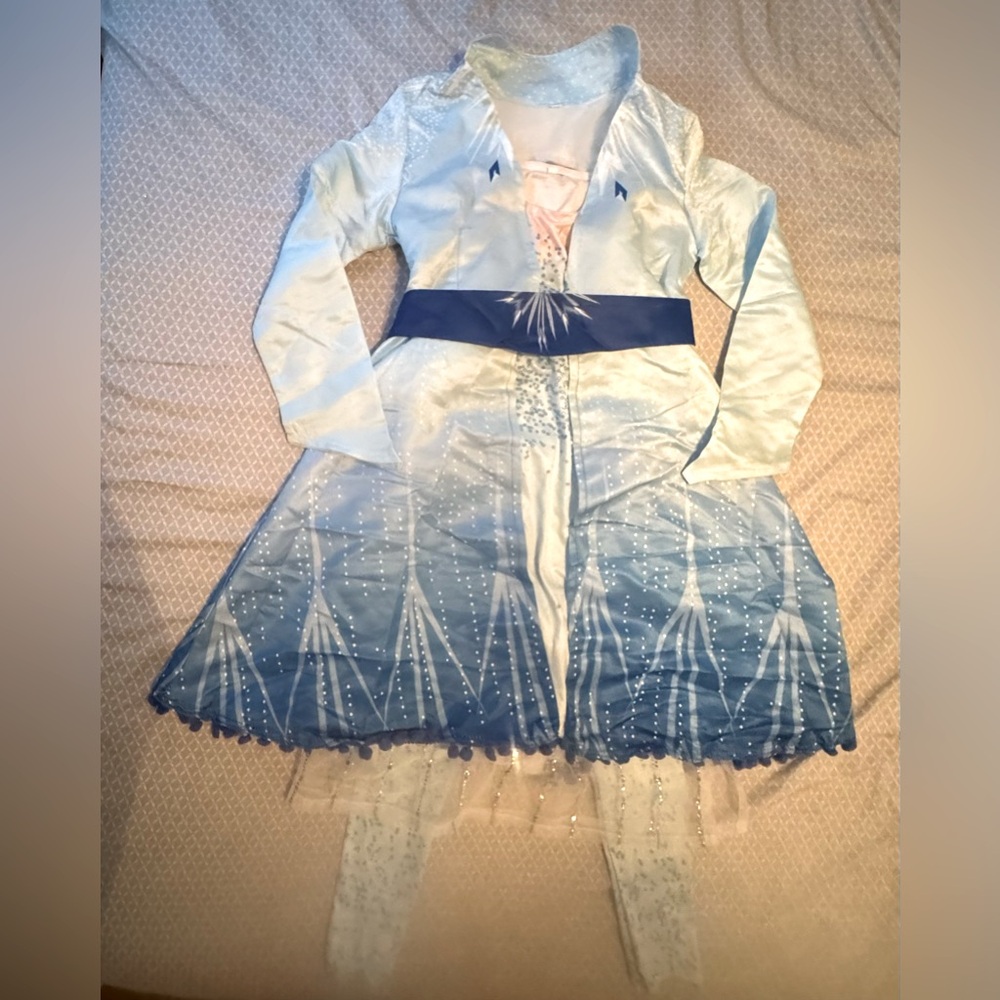 Enchanting Snow Queen Costume - Blue and White